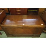 1940's Campherwood & Walnut Chest with Drawers