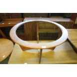 G Plan circular teak coffee table