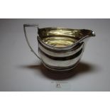 Silver cream jug