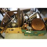 2 Boxes of Metalware