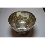 Silver footed bowl