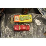 A Corgi 238 Jaguar Mk 10 with suitcase and holdall in boot-VGC