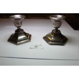 2 Silver Candlesticks