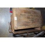 Penrith Steam Company laundry box and enamel colanders