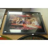 Framed Hollywood print