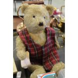 1930's Marks and Spencer straw filled teddy bear