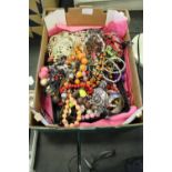 Box of costume jewellery