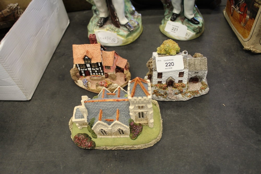 Lilliput lane cottages x3