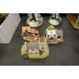 Lilliput lane cottages x3