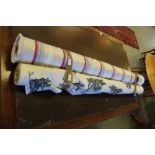 2 rolls of fabric