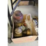 Box of various lamps