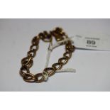 9ct gold bracelet 20.4 grams