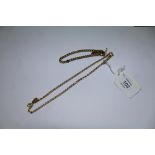 9ct gold chain and bracelet 14.9 grams