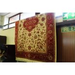 Keshan Carpet - 2.30 x 1.60 beige ground