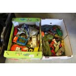 2 boxes of play-worn Dinkys/Corgis etc