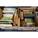 2 Boxes of Antique Books & Military Training Pamphlets