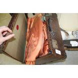 Suitcase containing Saris & Vintage Textiles