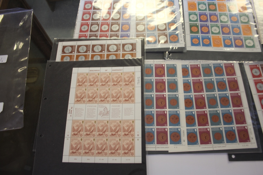 Various Sheets of Isle of Man & Guernsey stamps - Image 2 of 6