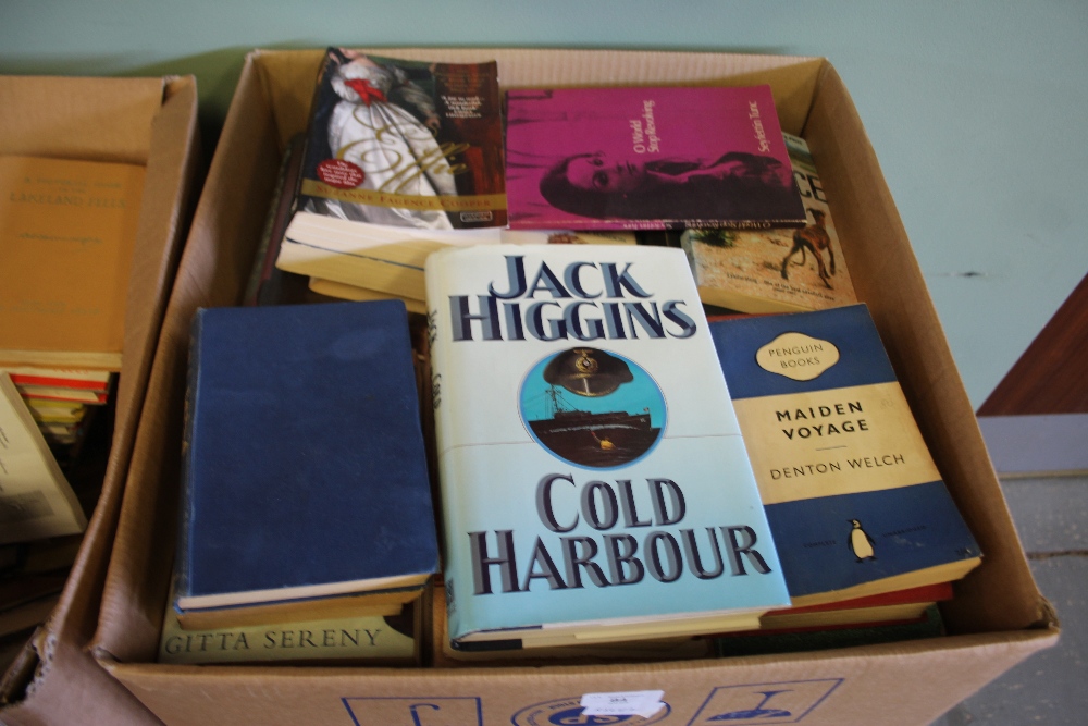 Boxed of mixed literature related books