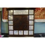 J Madigem & Co Patent 3170z Billiard Scoring Board with local Advertising