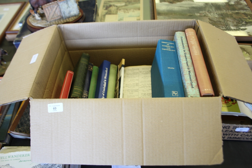 Box of Cumberland and Westmorland books