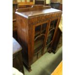 1930s oak china cabinet