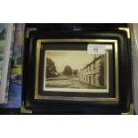 Small framed postcard/photo of Askham