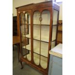 Walnut Display Cabinet