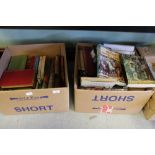 2 Boxes of mixed books including Vidal [Gore] - Myron and some Henty volumes