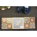 Minton tile - Seagull and 2 others