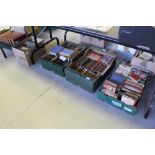 Eight boxes of various books