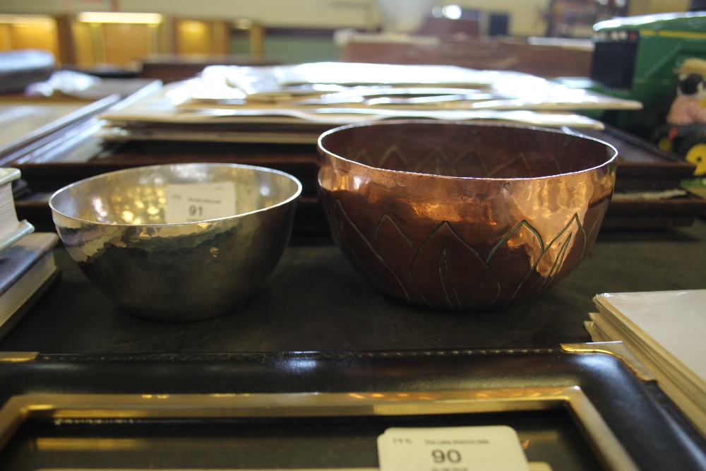 KSIA Copper Bowl & KSIA Silver Plates Copper Bowl