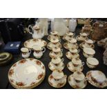 Quantity of Royal Albert Old Country Roses tea, coffee dinnerware