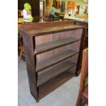 Solid oak bookshelf