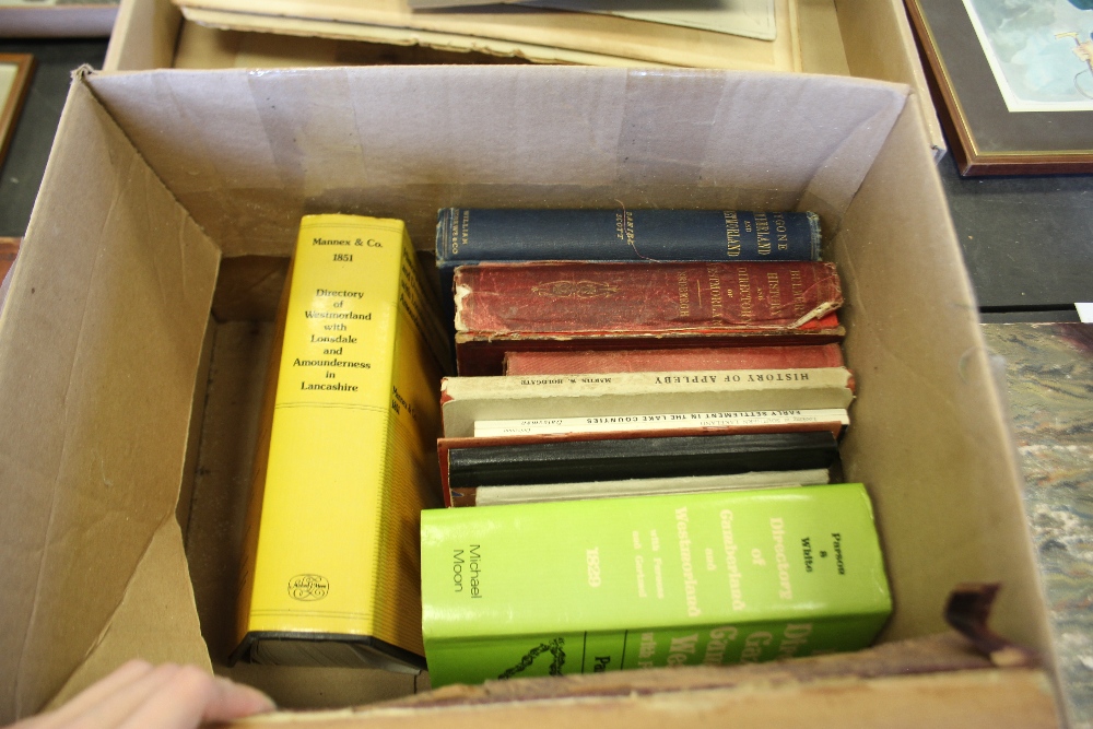 Box of local books including Bulmers Directory, local scrapbook - Image 2 of 2