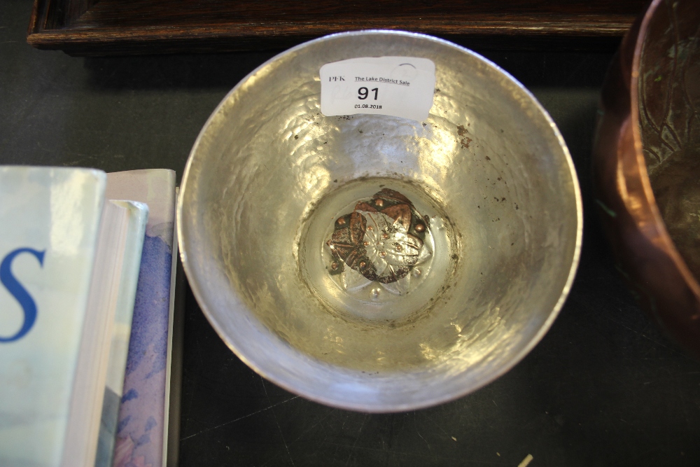 KSIA Copper Bowl & KSIA Silver Plates Copper Bowl - Image 3 of 7