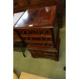 Mahogany cross banded CD cabinet