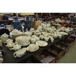 124 pieces of Royal Worchester Evesham porcelain