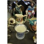 Glug jug, Adams Cobblestone mug and Hydra jug