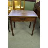 19th Century mahogany side table