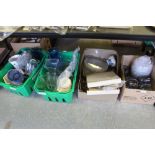 4 Boxes of Glass Ware