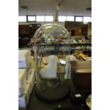 Large glass dome with base (Victorian)