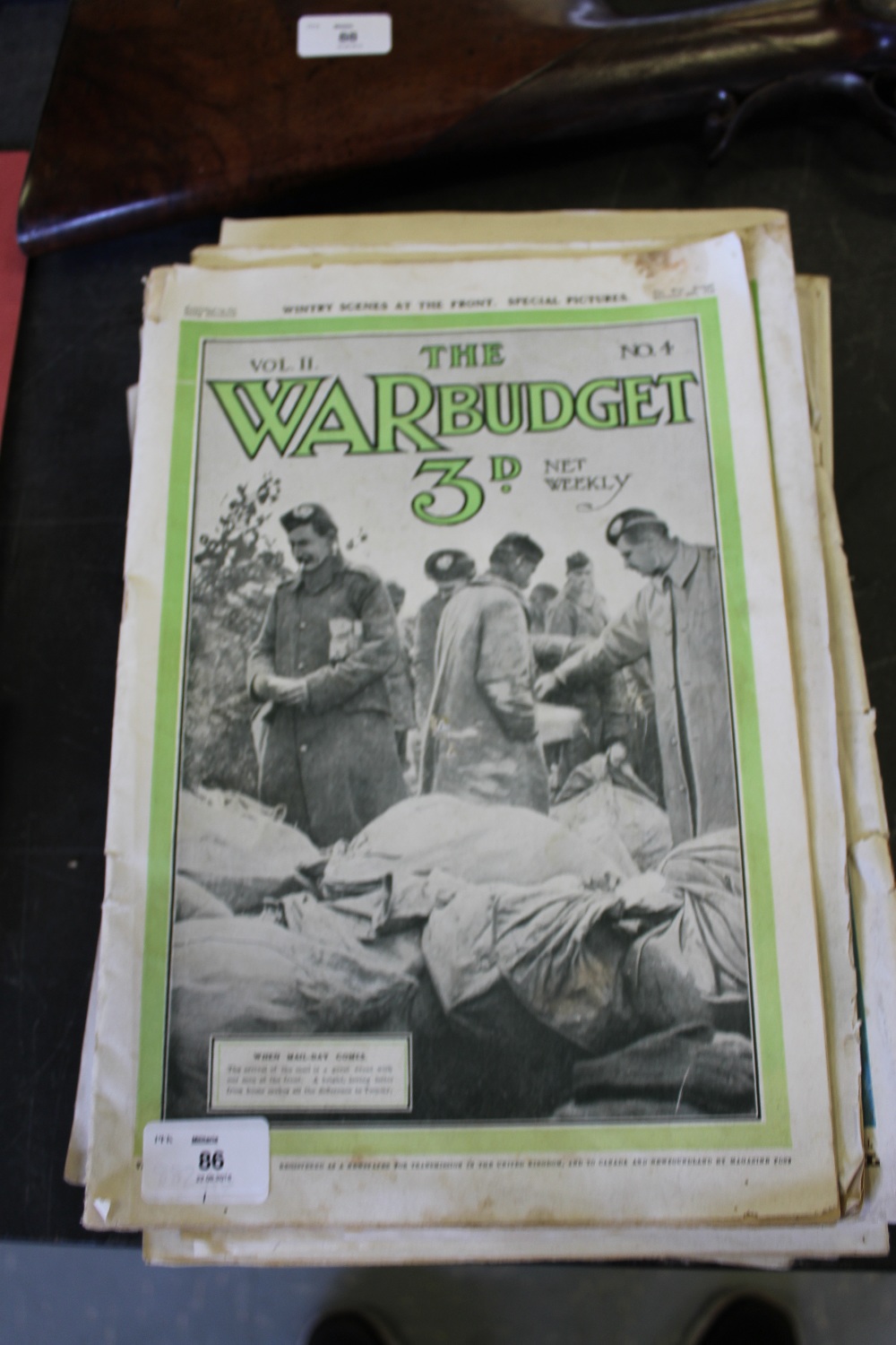 Quantity of 'The War Budget' Magazines