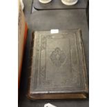 Large Leather-Bound Family Bible