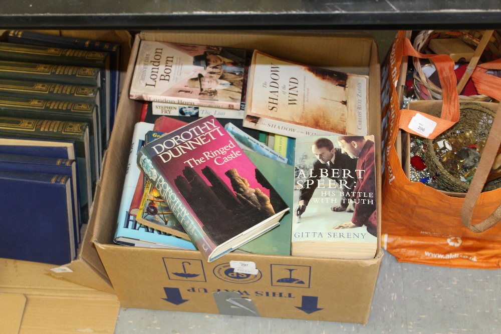 Boxed of mixed literature related books