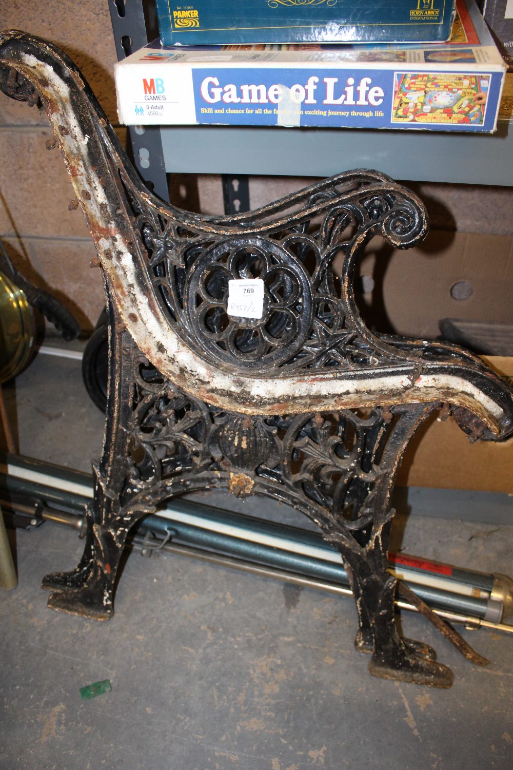 2 Iron Bench Seat Ends