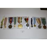 Various medals, Belgium, Poland and miniature GB