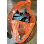 Bag of rock climbing harnesses