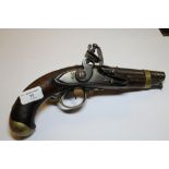 French Naval Flintlock Pistol - Napoleonic Period