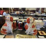 Pair of Reproduction Staffordshire Dogs